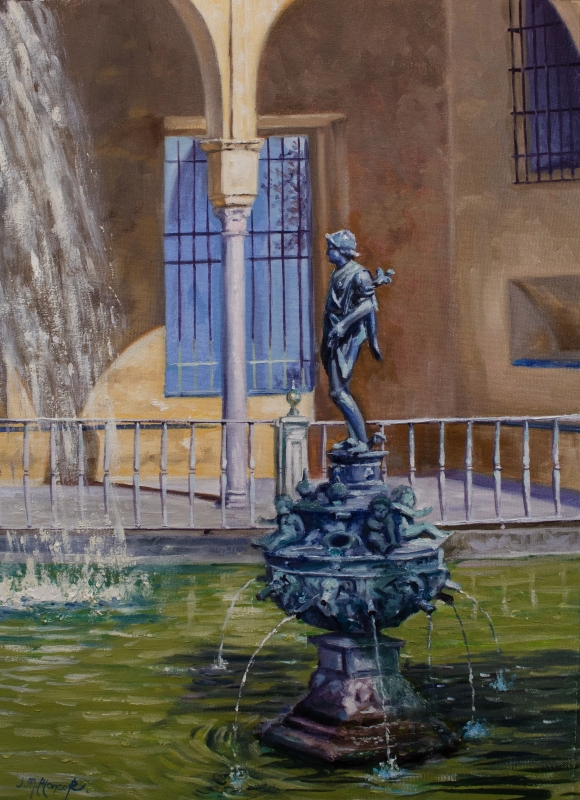 Fountain of Mercury by artist Jose Blanco